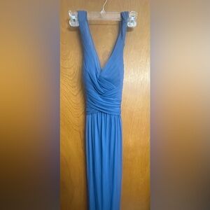 David's Bridal  Teal Blue Dress.